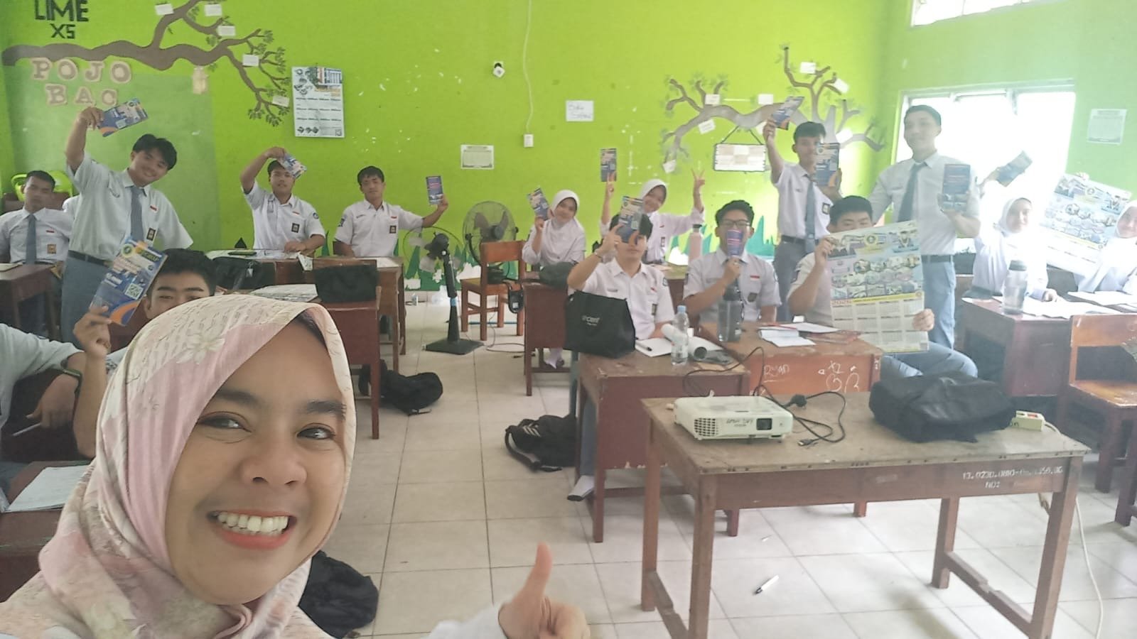 Sosialisasi Universitas PGRI Palembang bagi siswa Kelas XII SMA Negeri 1 Koba