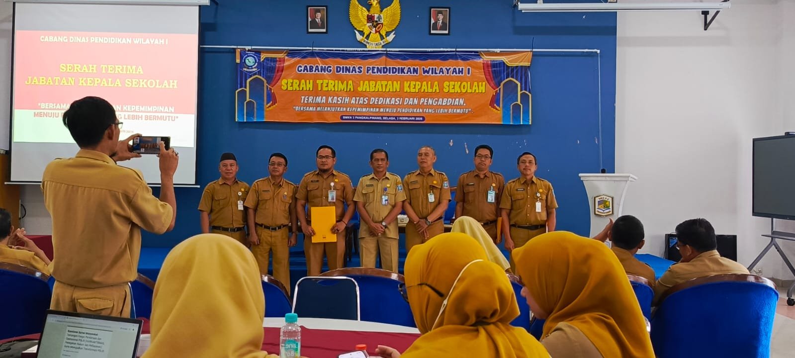 Serah Terima Kepala Sekolah di Wilayah Cabdin I